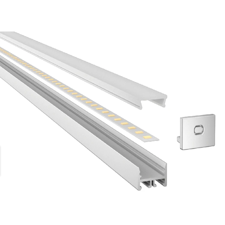 High Precision Manufacturing Silver Led Strip Light Aluminum Profile Wholesale