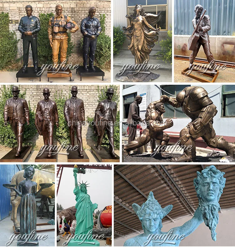 The Famous Bronze Metal Bronze Bird Carrying Man Statue For Sale Buy