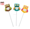 Smart Owl Shaped Lollipops Hard Candy