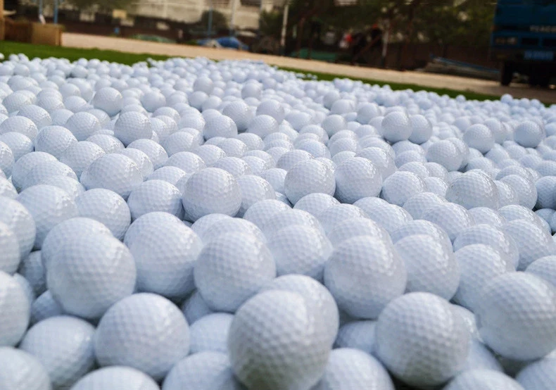 860 To 960mhz Iso18000 6c Uhf Rubber Rfid Golf Ball With Logo Printing
