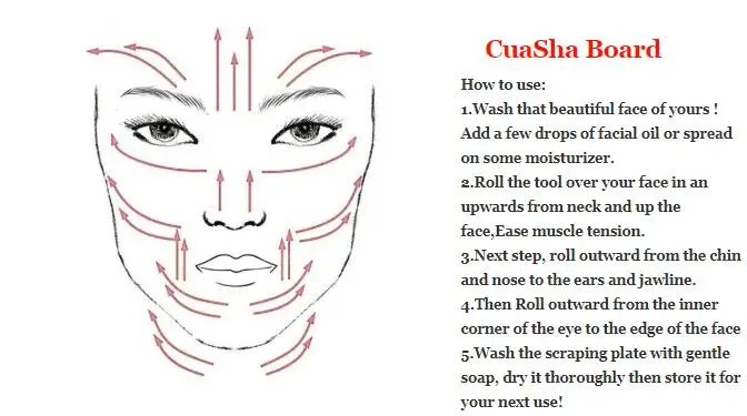 OEM Face Slimming Amethyst Crystal Bian Stone Body Scraping Massage Tool Board  Rose Quartz Pink Jade Guasha