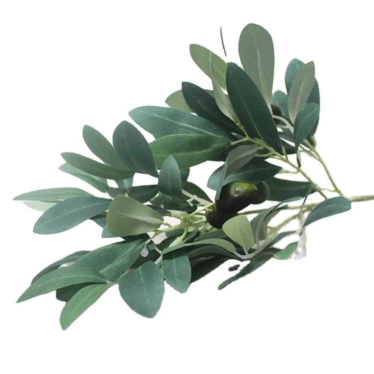 Sfh63007 Home Decorative Artificial Plants Dry Olive Leaf Artificial