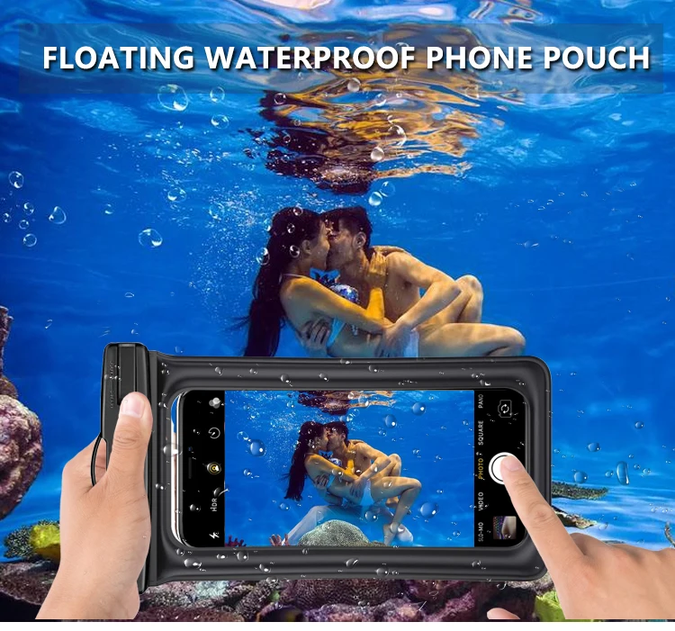 Outdoor Universal Floatable Waterproof Cell Phone Bag Mobile Phone Bag Waterproof Phone Pouch