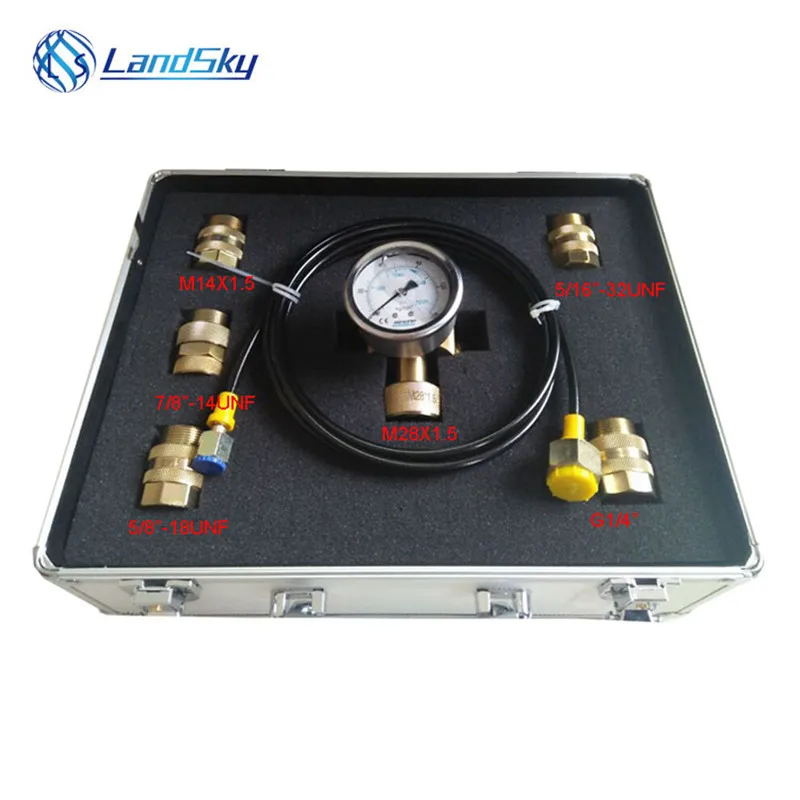 Charging Tool Nitrogen Filling Hydraulic Accumulator 7/814unf 5/8