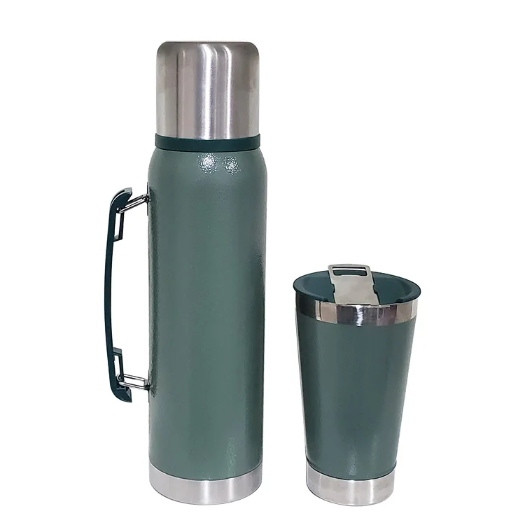

Stanley South America popular design of double wall stainless steel thermos vacuum flask with handle or no handle, Customized