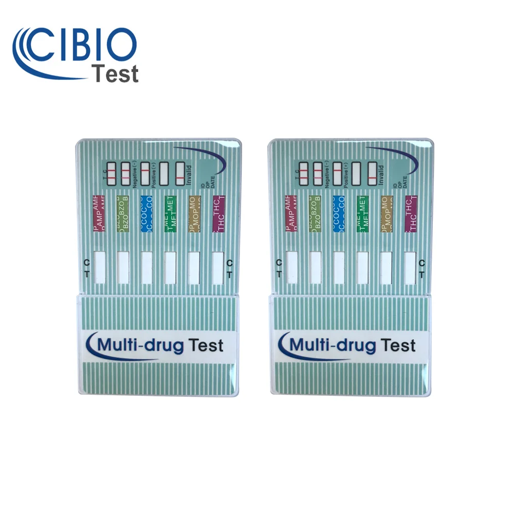 Diagnostic Reagent Multiple Drugs Rapid Test Strips Dipcard 510k&clia