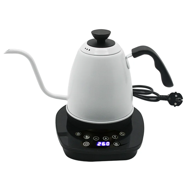 Stainless Steel Kettle Gooseneck Electrical Water Boiler With Adjustable Temperature Controller