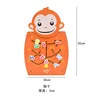 Wooden Puzzles for Toddler Wooden Kids Motor Skill Learning Educational Toy Toddler Activity Center Monkey Shape Wall Toy