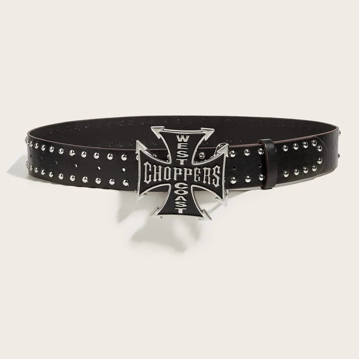 Vintage West Coast Choppers Letter Cross Shape Buckle Alloy