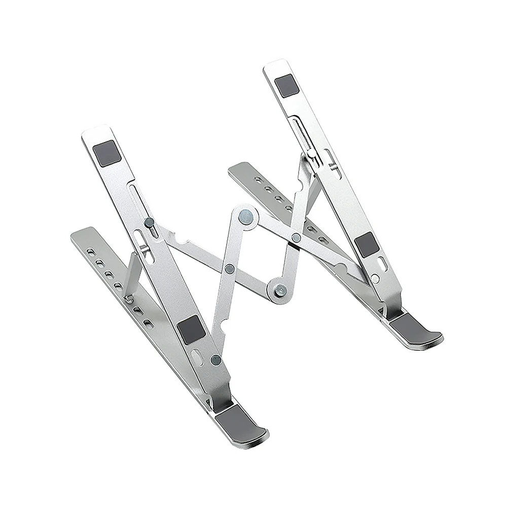 
Notebook Adjustable Foldable Aluminium Cooling Metal Ergonomic Laptop Stand 