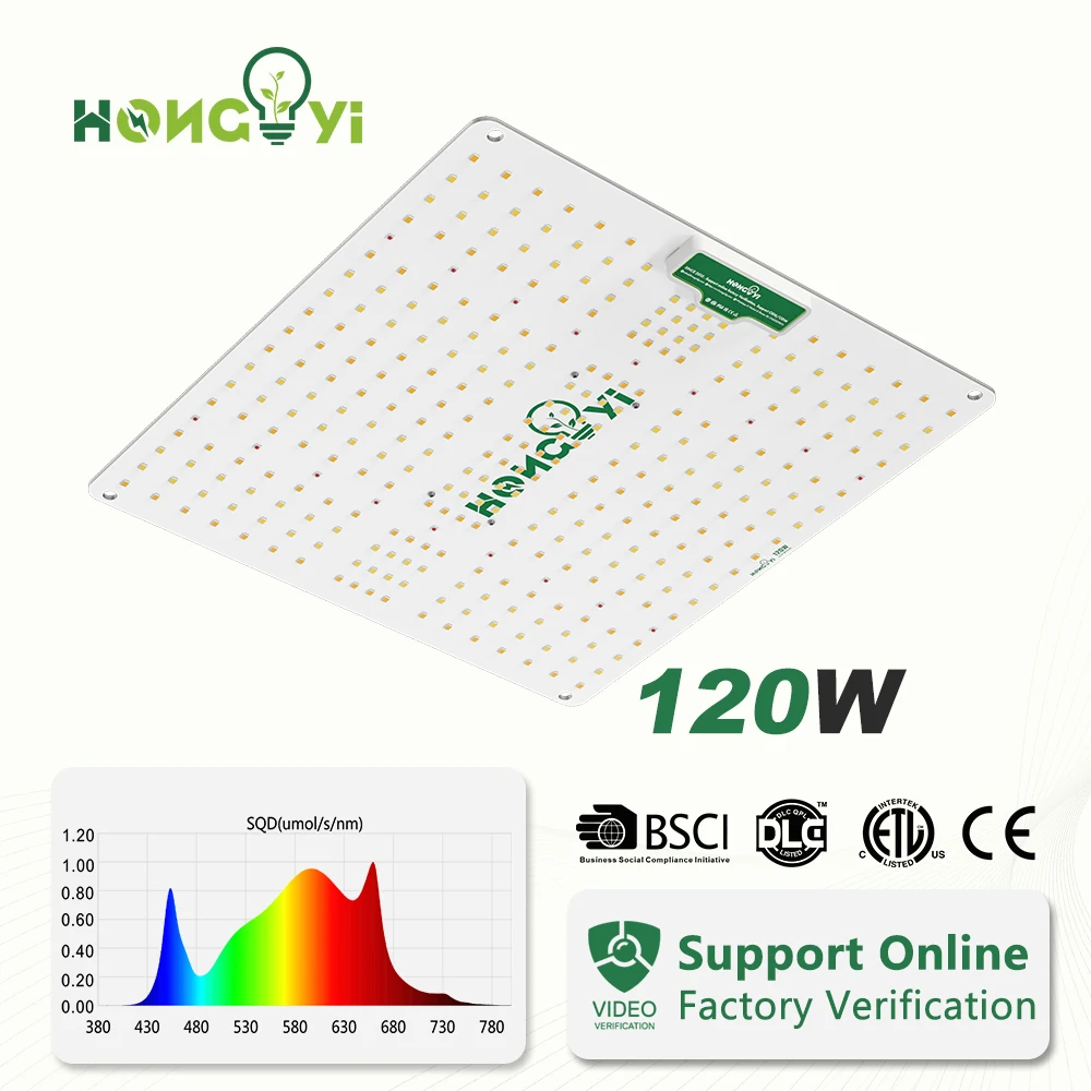 120w Quantum Board LED Grow Light Full Spectrum for Indoor Plants Grow ...