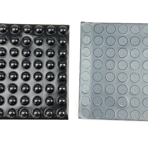 reduce noise and vibration natural rubber adhesive 3M rubber feet pad