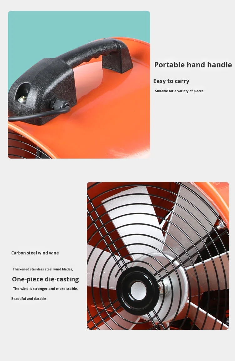 Axial Flow Fan, Portable, 110V/220V, Copper - detail 32