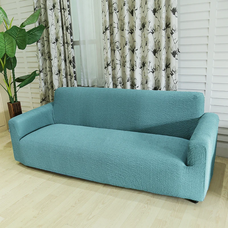 Modern Living Room Ready Made Spandex Universal 2 3 Seats Stretch Sofa