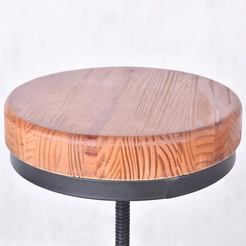 Topower American Antique Industrial Design Metal Adjustable Height Bar