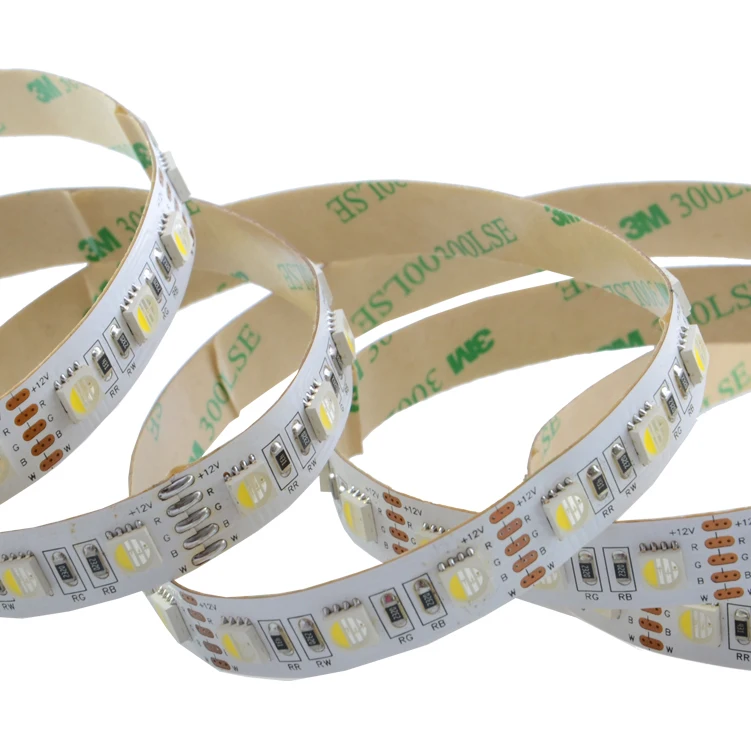 Wholesale Low Cost 5M Per Roll 10mm 60 leds/m 12V 24V SMD 5050 RGB/RGBW Flexible LED Strip