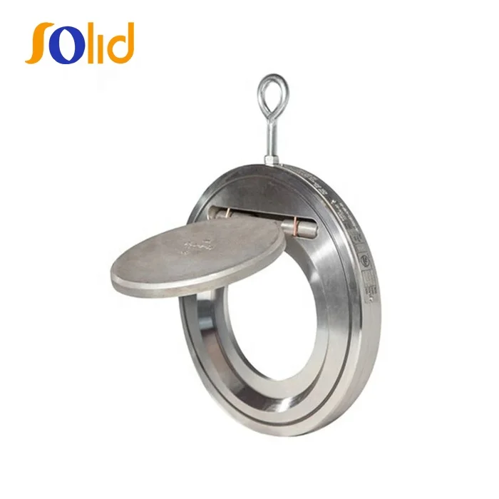 Stainless steel/WCB/CF8/ CF8M Single Disc Wafer Type Flap Check Valve