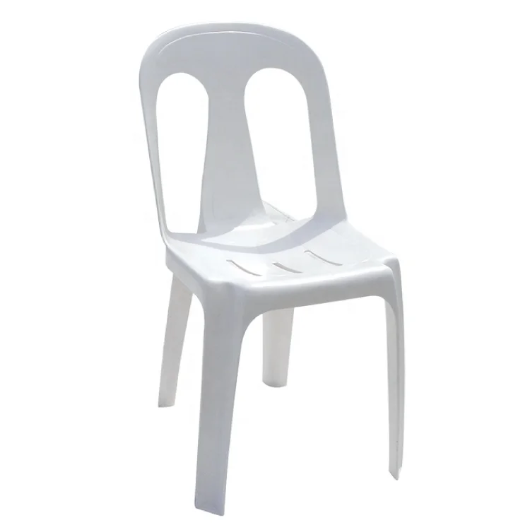 armless chair plastic chair shopee