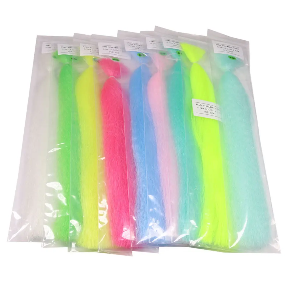 Glow And Flash Synthetic Tying Fiber For Saltwater Jig Hook Assist Lure