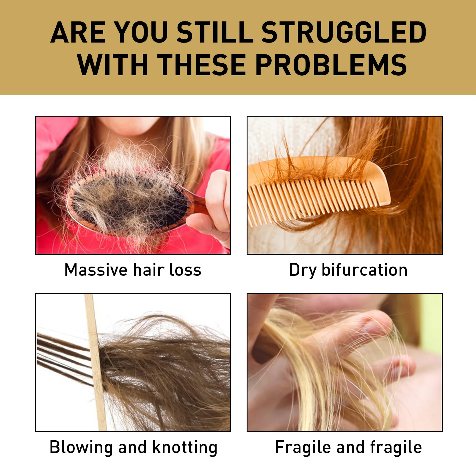 Jaysuing Hair Growth Shampoo Conditioner Thickener Anti Hair Loss