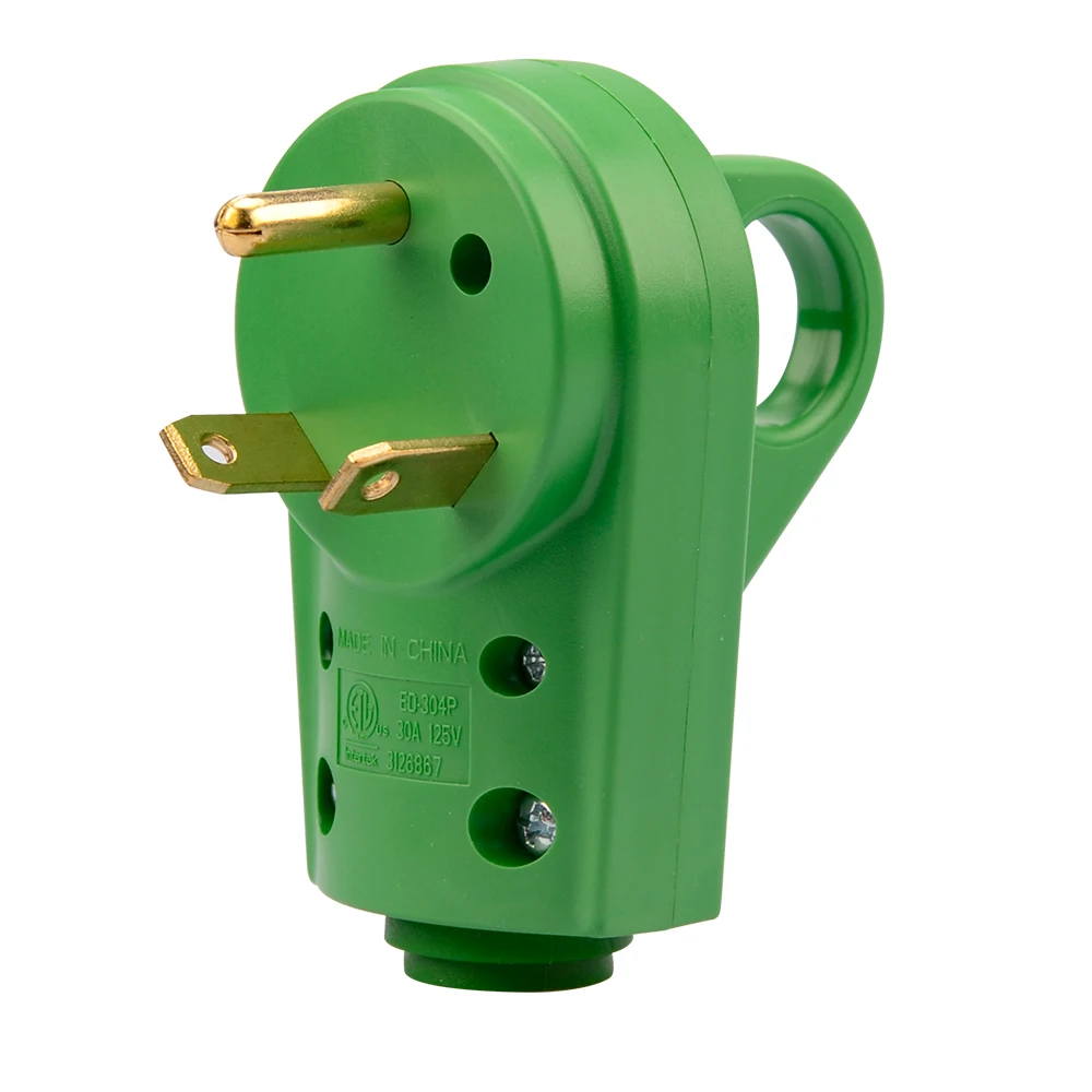 30a 125v Industry Male Plug,Nema Tt30p Extension Cord Ends Male
