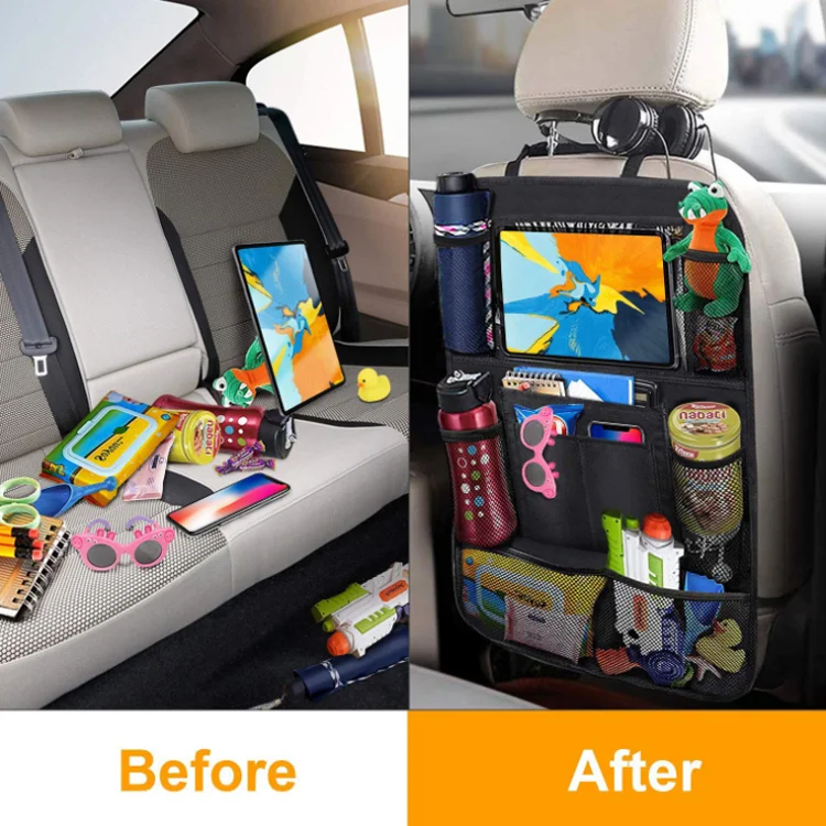 Universal Car Seat Back Organizer Storage Protector Cover Holder For Children 