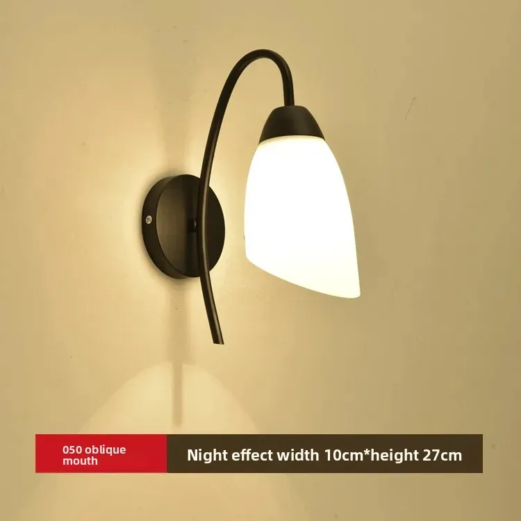 product nordic modern minimalist led wall lamp for living room tv background bedroom bedside simple creative staircase balcony iron e26-13