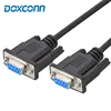 Factory High Speed custom serial cable rs232 db9 d-sub female to female extension data cable