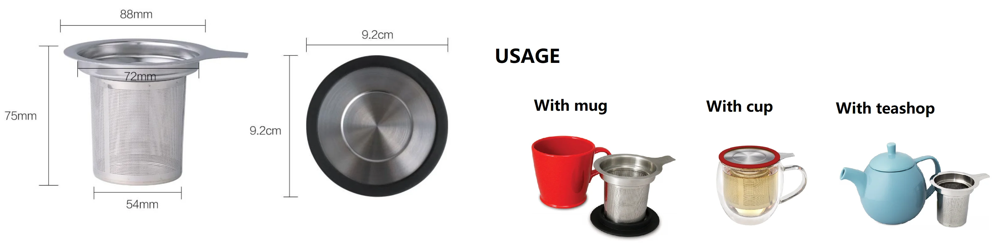 bulk tea strainer