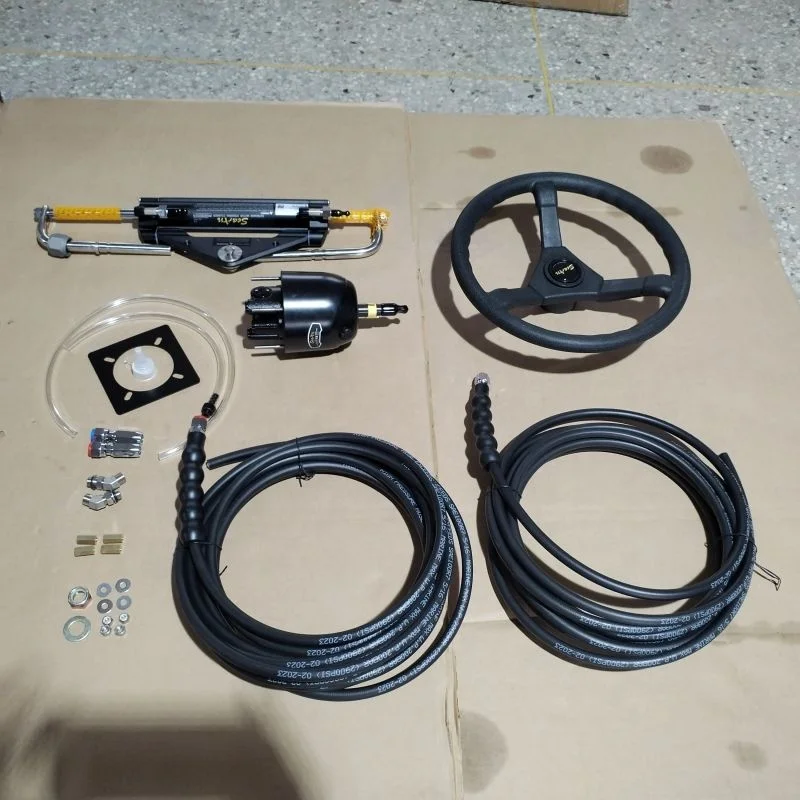 150hp Hydraulic Outboard Steering Kit Boat Marine System With Hydraulic