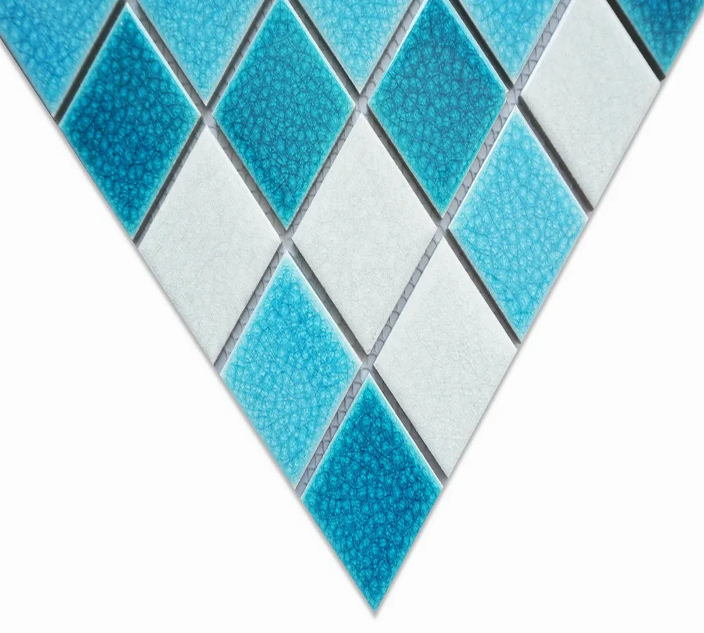 Hexagon Tile Chinese Backsplash Wooden White Porcelain Mosaic