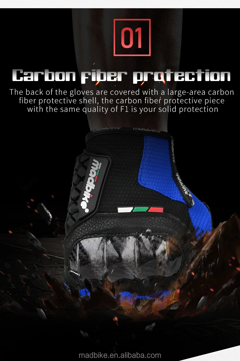 black leather gloves