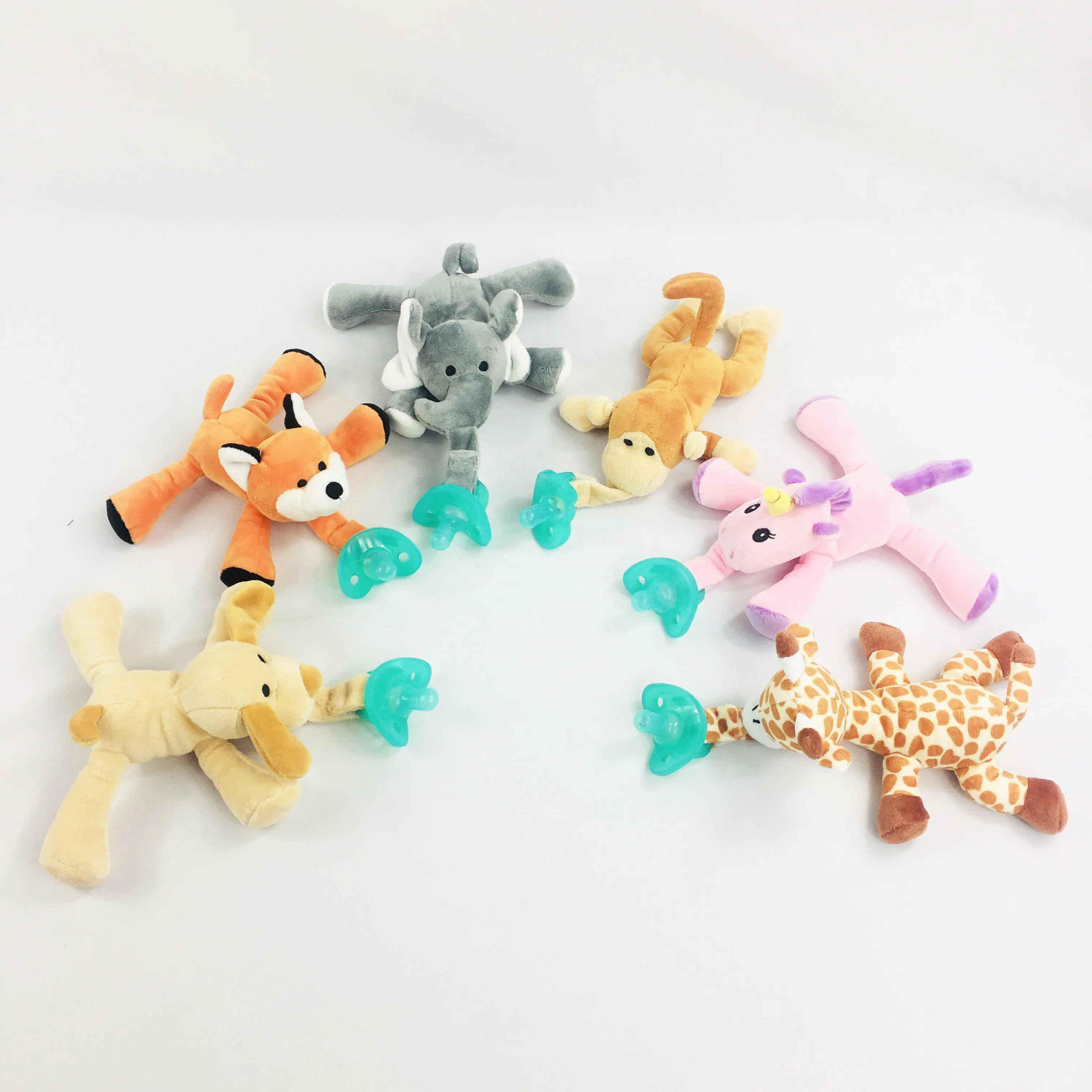 stuffed animal pacifier holder