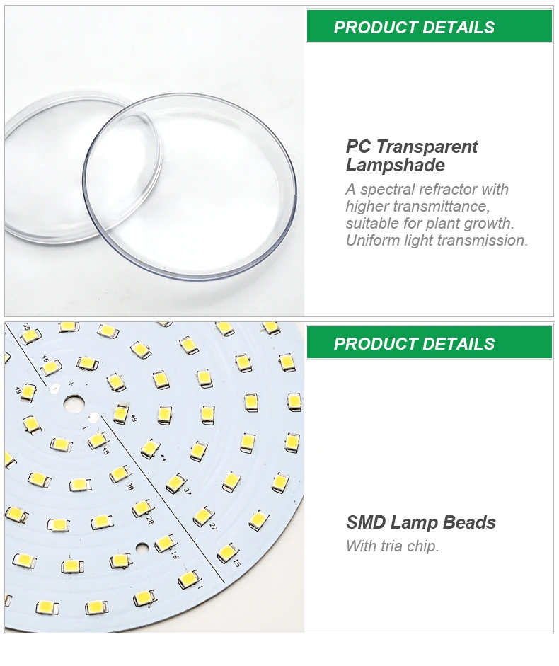 LED Grow Light With Specific Wavelengths