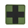 Top Brand Manufacturer Maker Tactical EMT EMS 3D Paramedic PVC Rubber Black and Red Cross First Aid Medic Patch Military
