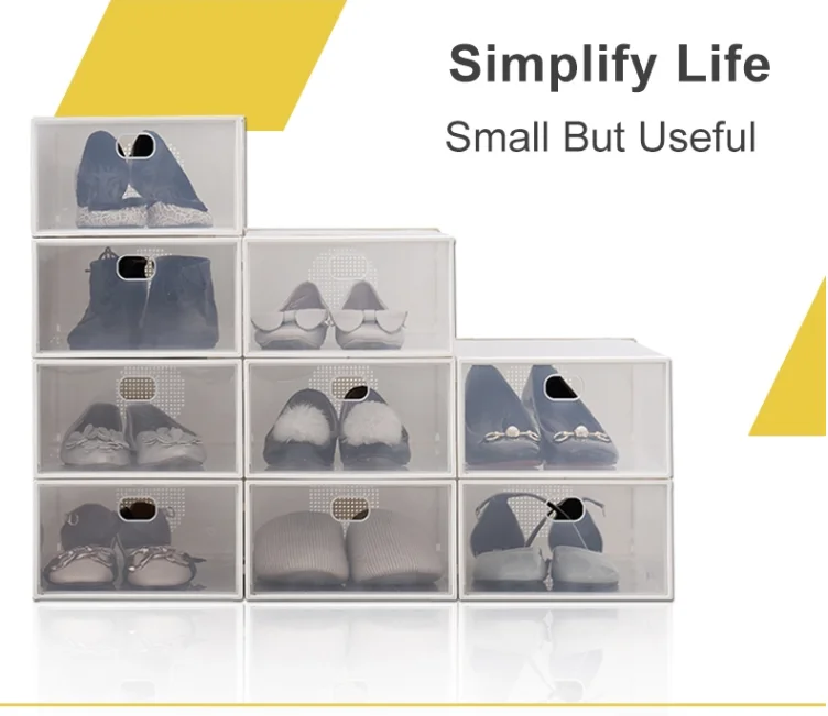 Wholesale Stackable Storage Baskets Shoe Box Storage Ecofriendly