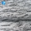 100 Polyester Knit Fabric Sweater One Side Fleece Black Cationic Solid Plain Dyed Coarse Needle Fleece Fabric for Winter Garment
