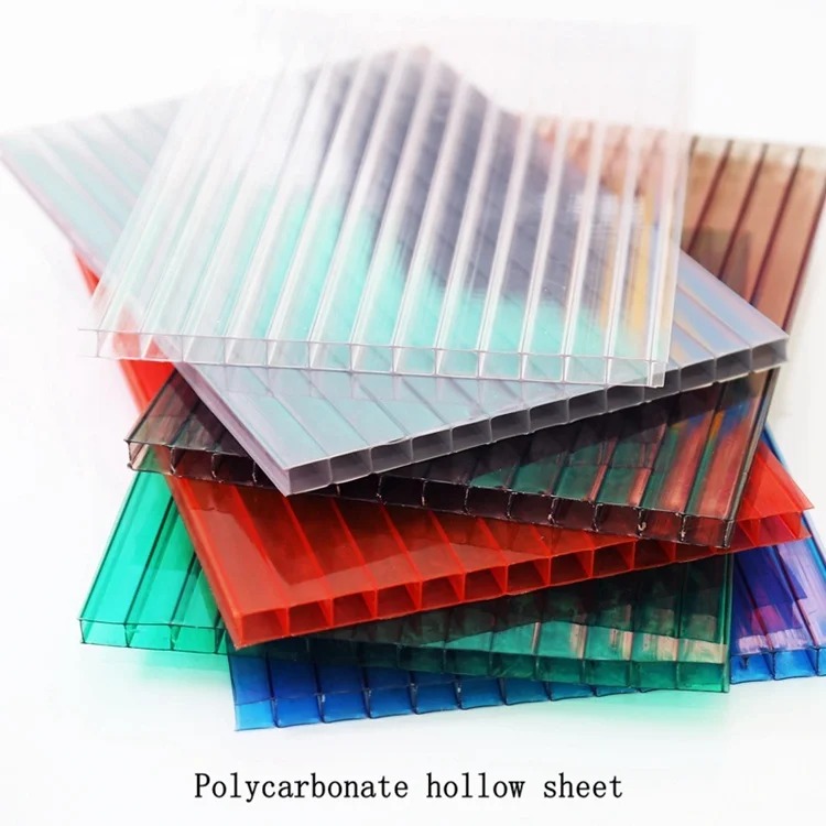 Twinwall hollow pc sheet factory