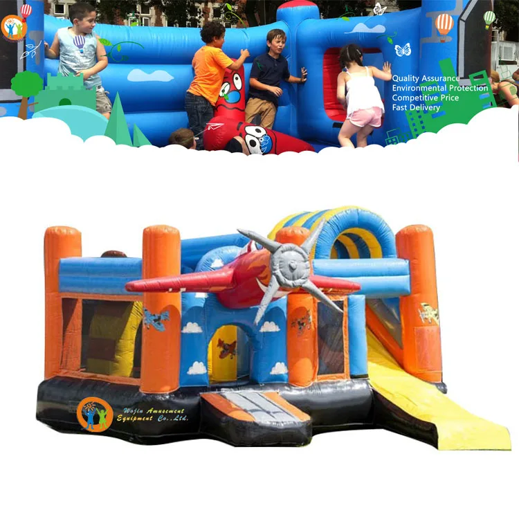 airplane bouncy castles