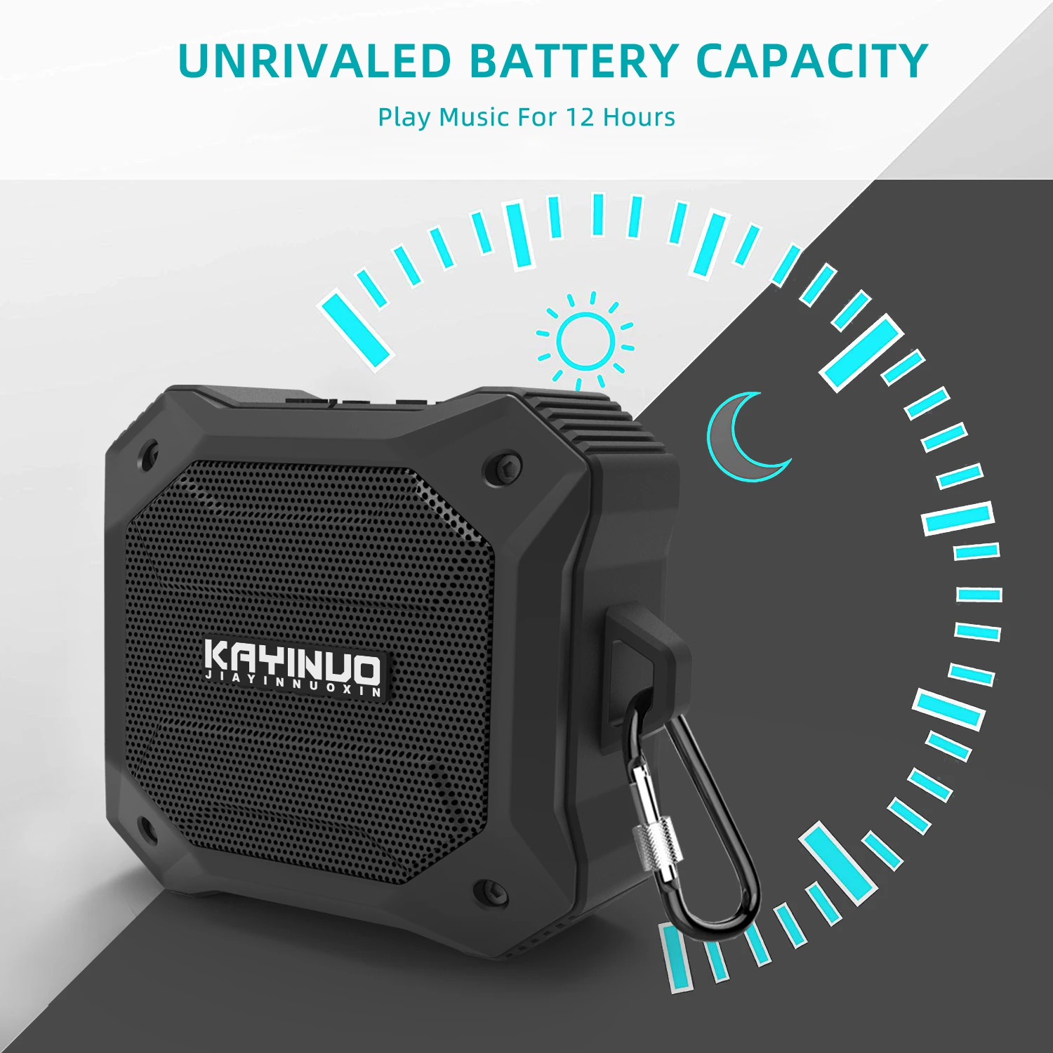 KAYINOW DF-520V High Quality IPX7 Waterproof and Shockproof Portable Bluetooth Speaker for Outdoor Sport - ANKUX.COM