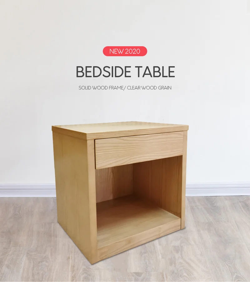 工厂价格酒店卧室家具套装床床头柜木制床头柜