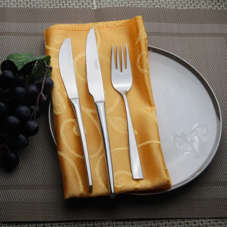 Stainless steel table set knife spoon fork