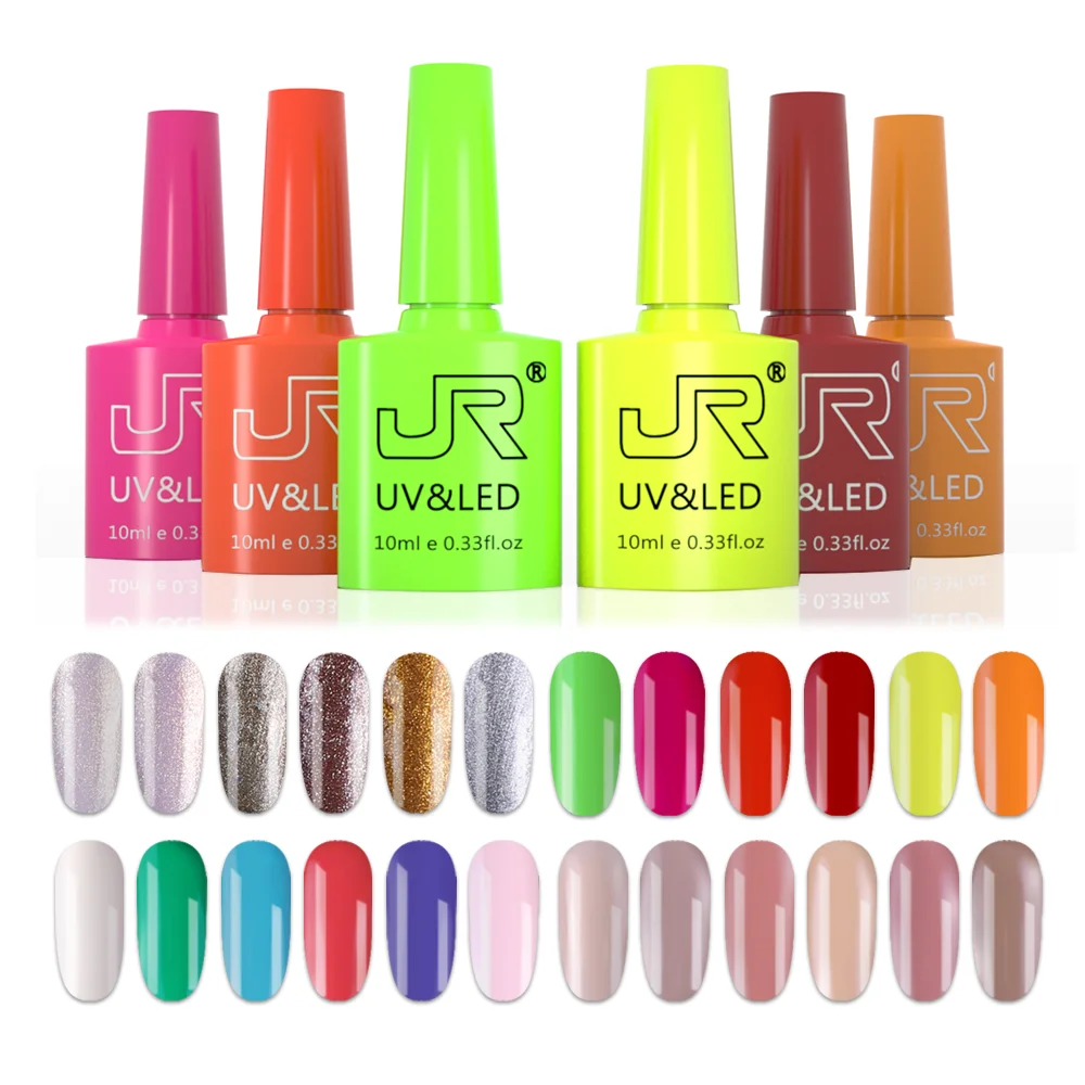 New Design Nail Polish Gel With Uvandled Lamp 36 Colors 10ml Good Quality Color Bottled Nail Gel 2088