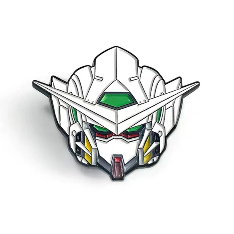 Wholesale Custom Badge Robot Cartoon Hard Enamel Lapel Pin Gundam Badge