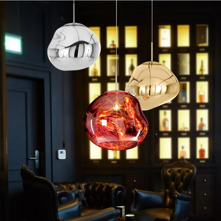 Hot Sale Energy Saving lighting room art decor children lava glass led pendant lamp