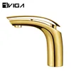 Exclusive Modern Design Polished Brass Deck Mounted Wash Basin Faucet