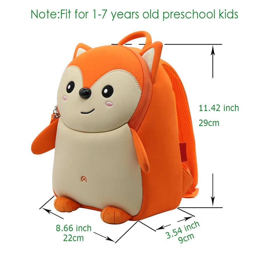 mochilas Toddler Children School Bag for Boys Kids Waterproof Backpack Kindergarten Girls 3D Cartoon Shape Mochila for 2-7 Years