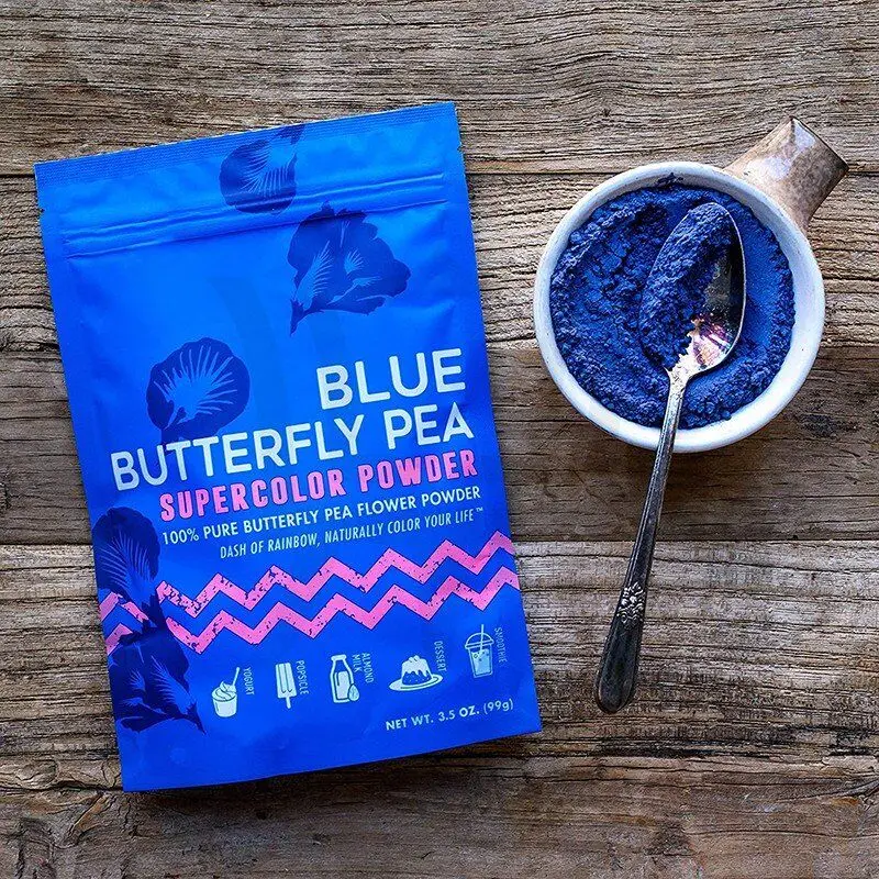 Organic Blue Butterfly Pea Powder Supercolor Powder 100 Pure Butterfly