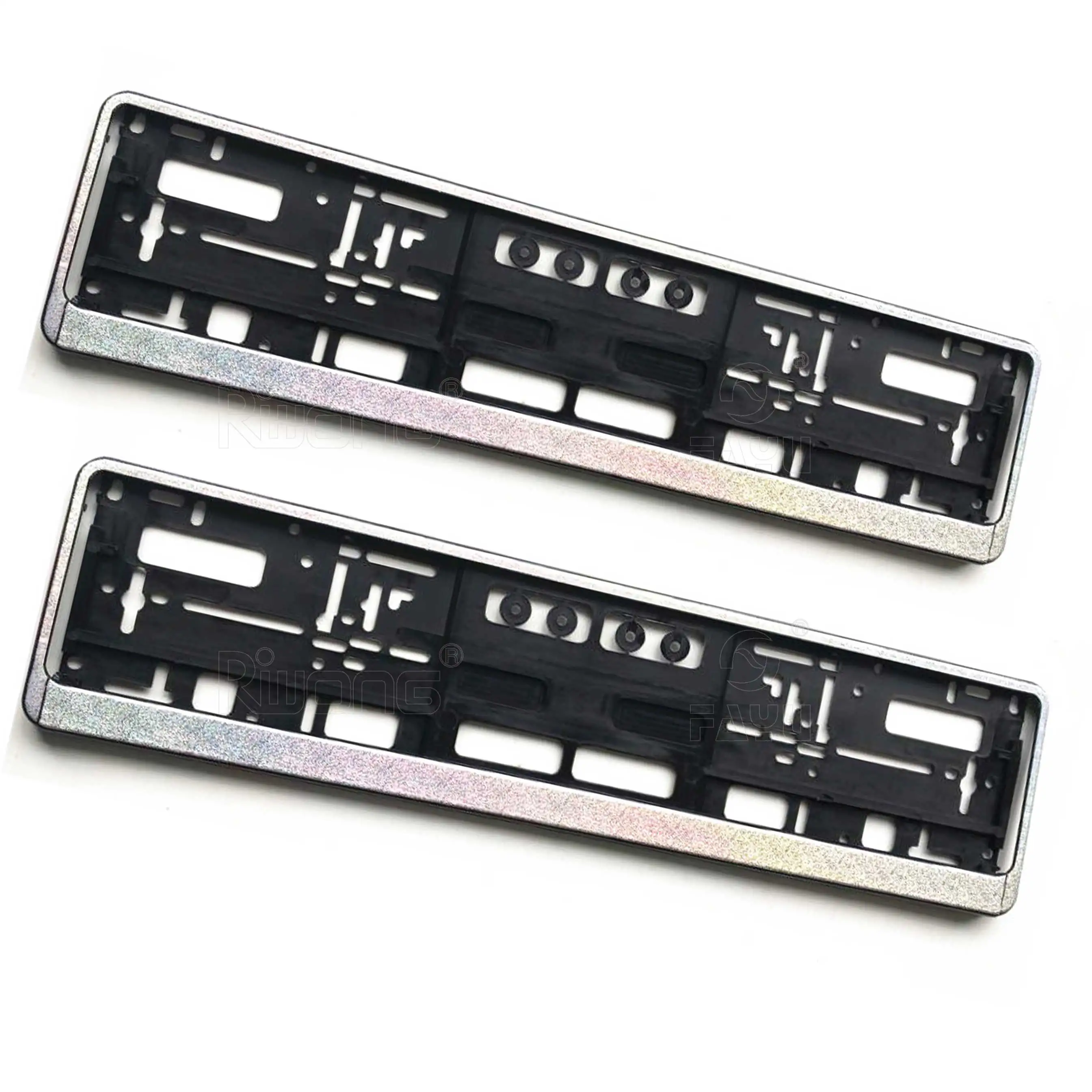 chrome number plate holders