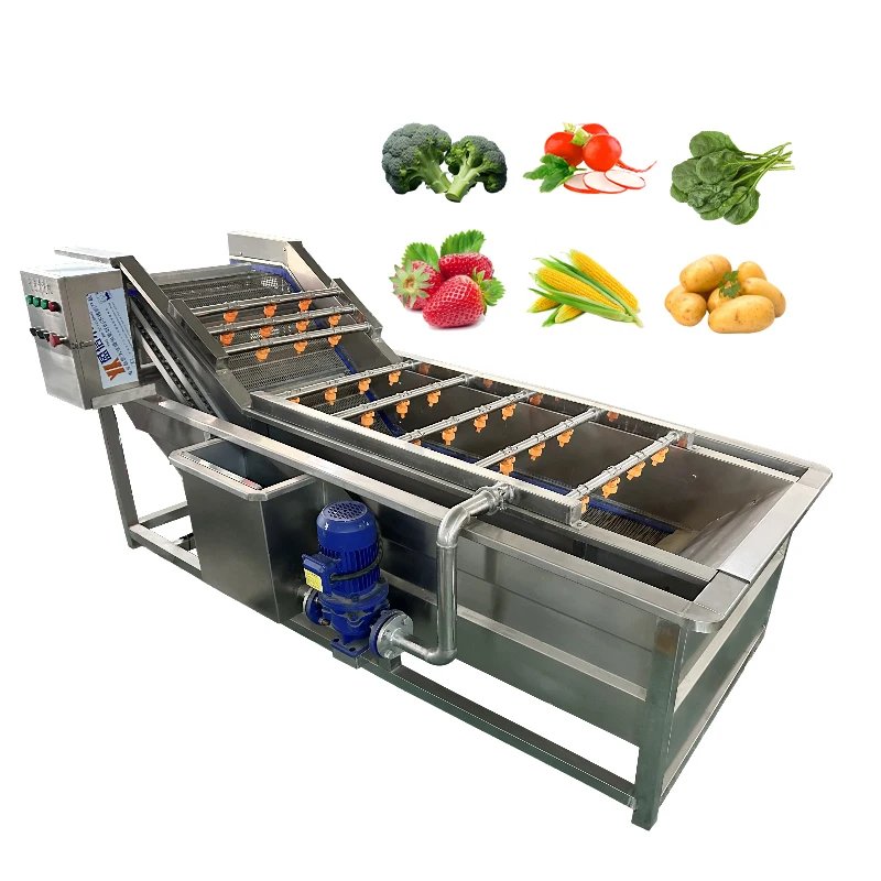 2024 Automatic Vegetable Fruit Sorting Cutting Washing Drying ...